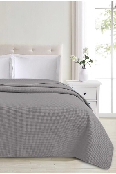 Bikaya Home Double Multi-Purpose Bedspread 200X220 cm - Without Pillowcase