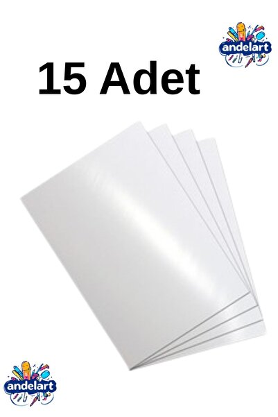 andelart 15 Adet A4 Parlak Kuşe Kağıt 80 Adet Dijital Baskı, Sertifika Ve Baş...