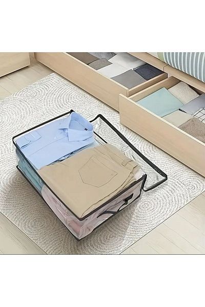 tAAlu Transparent Bag Large Size under Base 60X40X22 3 Pieces