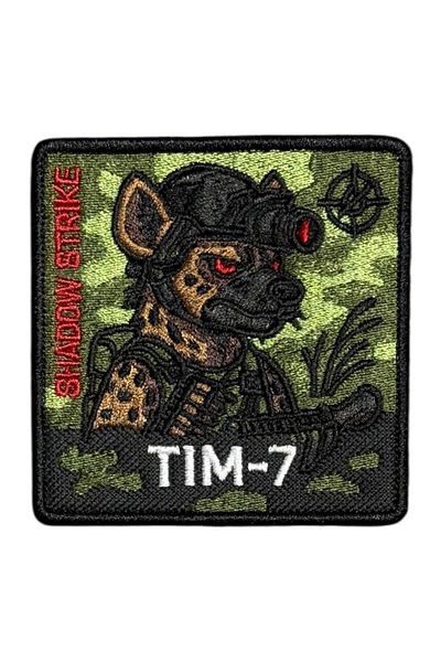 Ex Patch Patch tactică Shadow Strike Tim-7 Hyenas - 8x8 cm