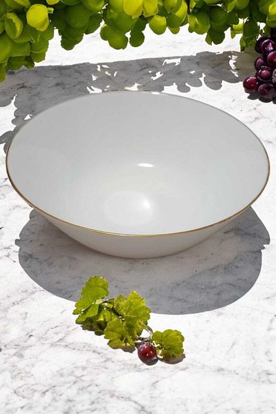 IKEA 23 cm 2-Piece Gilded Salad Bowl