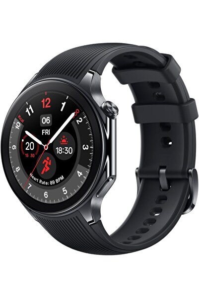 Oneplus Watch 2 — Black Steel, 32GB, 100-Hour Battery, Sapphire Crystal, Wear OS 4