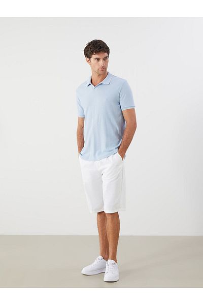 LC Waikiki Νέα σεζόν Polo Collar Short Sleeve Ανδρικό Tisort - S57195Z8