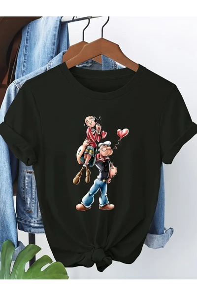 CLASİVA Popeye Safinaz Love Season Product Stylish Modern Design Printed Unis...