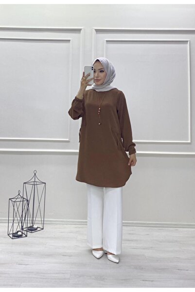 moda acar Ayrobin fabric tunic