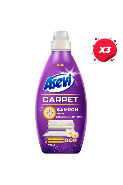ASEVI X3 - SAMPON COVOARE TAPITERII 720ML