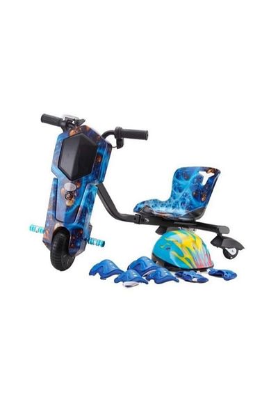 MASA Mini 36V Electric Drift Scooter for Kids – 15km/h, 3-Speed, with Helmet & Pads