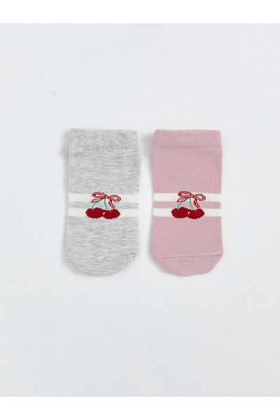 LC Waikiki New Season Patterned Girls' Booties Socks 5-Piece - S5R136Z4