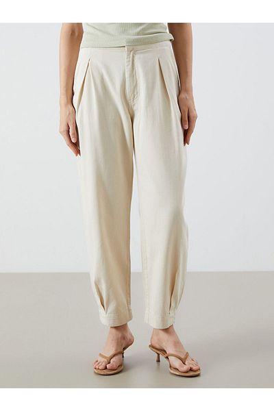 LC Waikiki New Season Elastic Waist Carrot Fit Women's Jean Trousers - S5Q922Z8