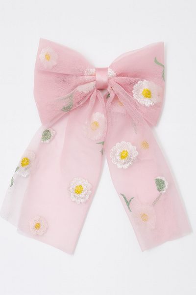 MakeWell Bow Design Lace Daisy Design Clip Hairpins