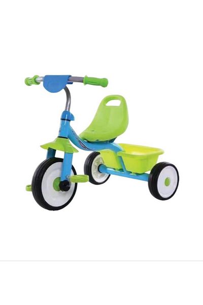 MASA Colorful Kids Tricycle with Rear Basket – Sturdy Frame, 3 Color Options
