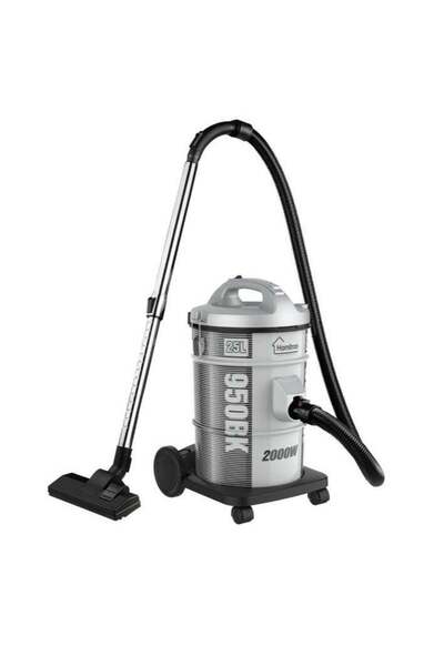 HOMITRON مكنسة كهربائية، سعة غبار 25 لتر، هيكل معدني، ضوضاء منخفضة، أنبوب تلس...