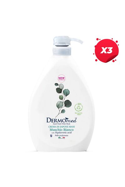 Dermomed X3 - SAPUN LICHID 1L WHITE MUSK