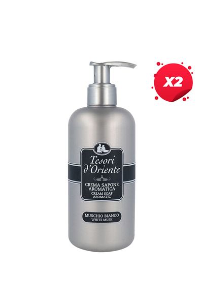 Tesori d'Oriente X2 - TESORI SAPUN LICHID PUMP 300ML WHITE MUSK