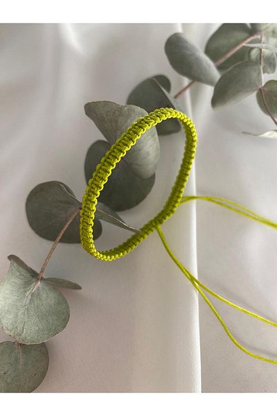 sabiha aksesuar Macrame Braid String Bracelet,Water Resistant, Adjustable Hand Made Unisex Bracelet