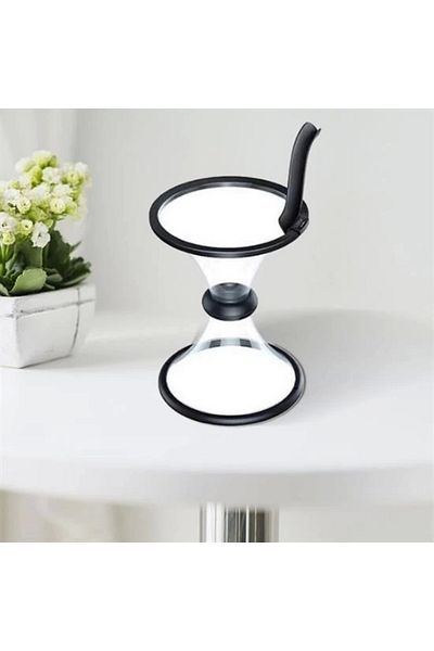PRATİKOBA Bfs Fun Funnel-Shaped Interesting Transparent Coin Collection Piggy Bank