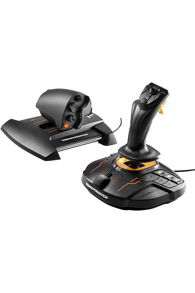 STOREMAX Muartshop T16000M Fcs Hotas - Flight Controller System with Joystick and Throttle Pedal, H.E.A.R.T Hal