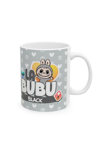 3D Brothers Labubu Mug – Whimsical Character Art | Ceramic 325 ml