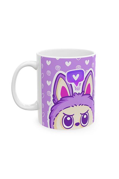 3D Brothers Labubu Mug – Whimsical Character Art | Ceramic 325 ml