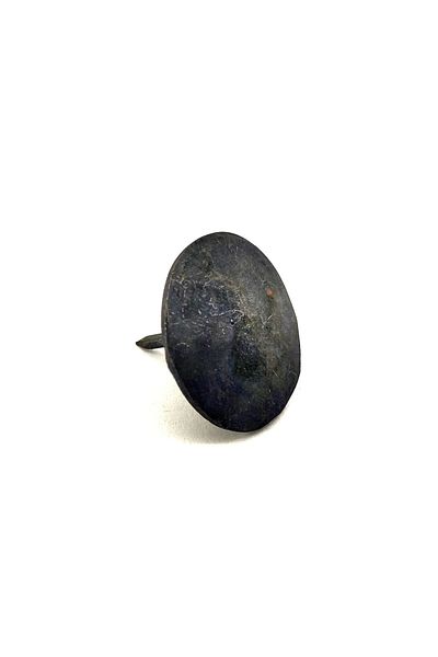 NEZADE STORE Antique Style Decorative Brass Forged Kabara No3 - 27 Mm, Oxide