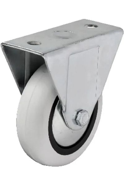 NEZADE STORE 355 - 75x25 Mm PVC Roller Fixed Wheel 4 Pieces
