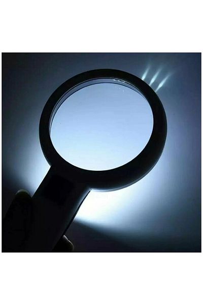 Toptan Bulurum 30x110mm magnifying glass with 3 led lights for jewelry, reading, money checking dt7666