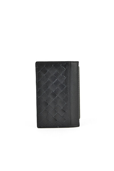 Ziya , Unisex Γνήσιο Δερμάτινο Θήκη Κάρτας 1539852Z04 Μαύρο