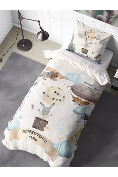 FAVOLLİ Adventurer Rabbit Single High Quality Duvet Cover Set