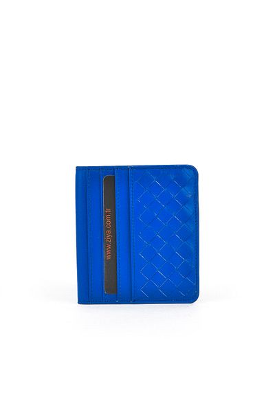 Ziya , Suport card din piele naturală 1539852Z01 Saks Blue