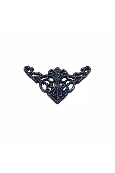 NEZADE STORE Decorative Corner Ornament, Corner Holder - Small, 19x34mm, Antique, 100 Pieces