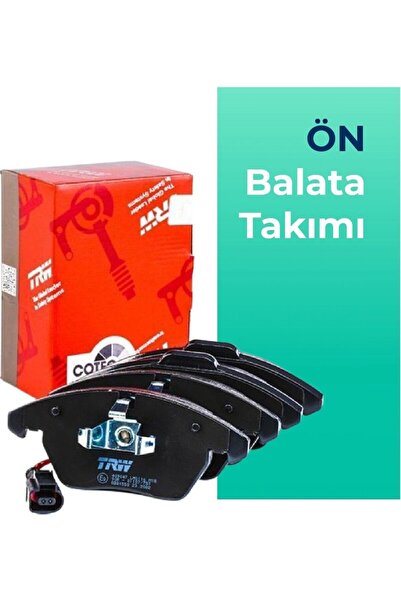 restinal Audi A3 Sportback (8PA) Ön Fren Balatası 2004-2013 Uyumlu ÖN BALATA TRW GDB1550 A3 BALATA