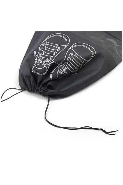 Generic Shoe Storage Bag with Transparent Window, Grey - (6) Pieces | Medium