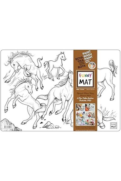 STOREMAX Ntwork Children's Funny Mat- Horses - New Art 1087243