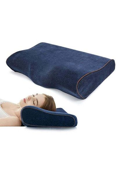 COOYA Memory Foam Pillow - Contour Sleeping Memory Foam Pillow Orthopedic Anti Snore for Bedroom 50×30cm