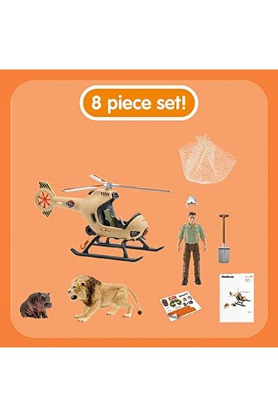 STOREMAX 42476 Rescue Helicopter Toy Figure, Multicolor Star Buy Bz 1087243