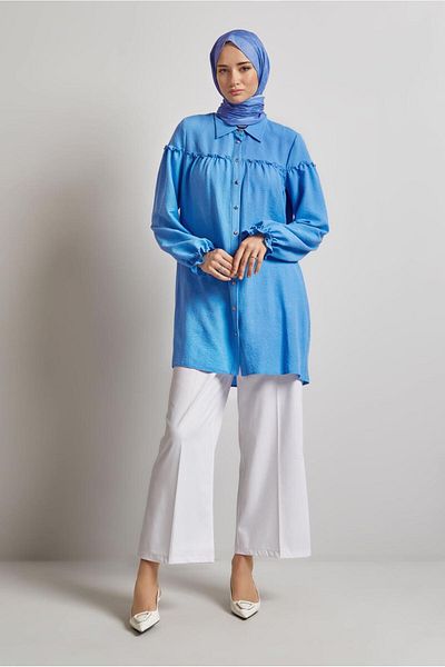 Alvina Shirt Collar Tunic 45690