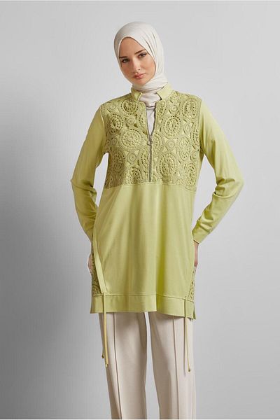 Alvina Embroidery Detail Tracksuit Tunic 45667