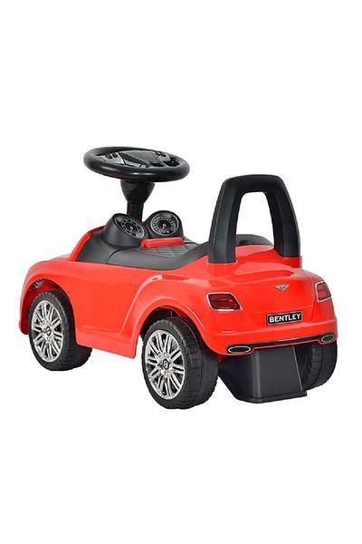 rexa Luxury Red Bentley Licensed Ride On Car for Toddlers - Push Along Toy 66 x 29 x 38cm