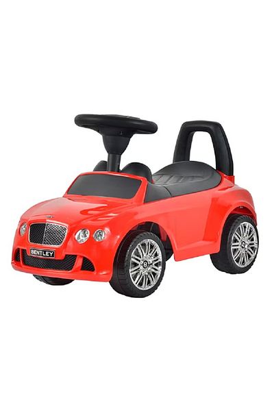 rexa Luxury Red Bentley Licensed Ride On Car for Toddlers - Push Along Toy 66 x 29 x 38cm