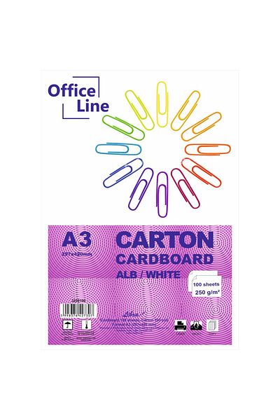 Libra A3 white cardboard 250 gr top 100 sheets