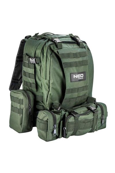NEO Backpack/tourist bag, 4 in 1, Survival model, dark green,