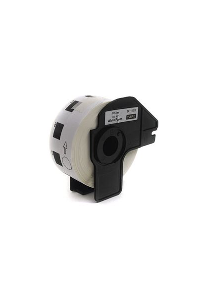 JetWorld Etykiety Negru pe Alb Pentru Brother 12x1000 DK11219
