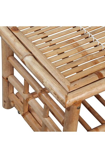 vidaxl Coffee Table Bamboo 90x50x45 cm