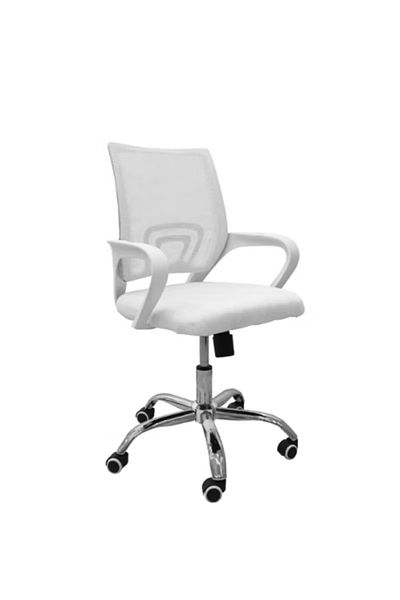 rexa White mesh ergonomic swivel office chair