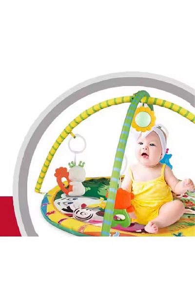 rexa Newborn Baby Exercise Mat Play Foldable Piano Play Mat Toy Baby Music Play Mat with Activity Center