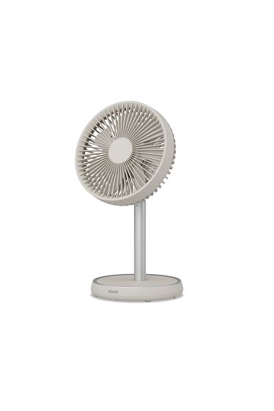 Duux Fan | Rize Flex | Stand Fan | Greige | Diameter 21 cm | Number of speeds 4 | Oscillation |10 W