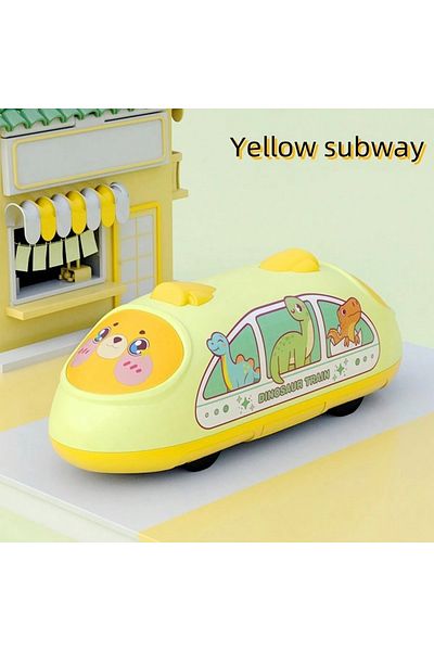 rexa Children's Inertia Sliding Toy Car – Subway-Themed Vehicle Play Fun