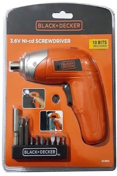 Black&Decker Screwdriver - KC3610 Orange/Silver