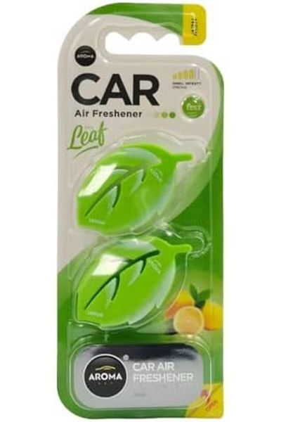 Generic 3D Leaf Mini Car Air Freshener, Long Lasting Natural Fragrance, No Power Needed, Spill Proof, Sleek