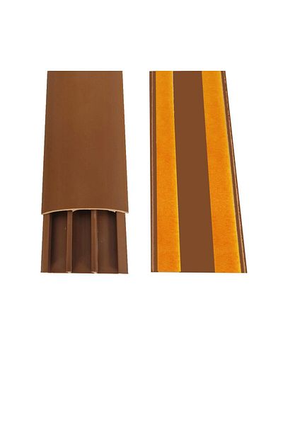 Canalux CANAL CABLU PARDOSEALA 50x12mm cu Adeziv STEJAR 2m/buc